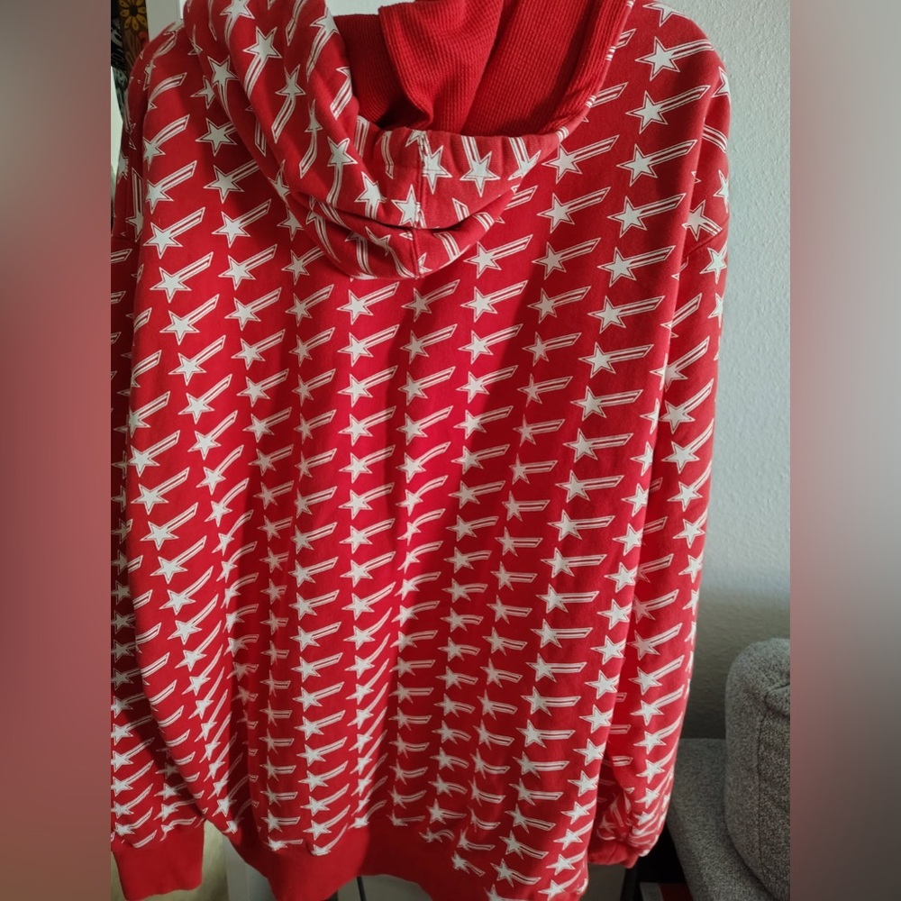 Famous Star Patterned Hoodie
